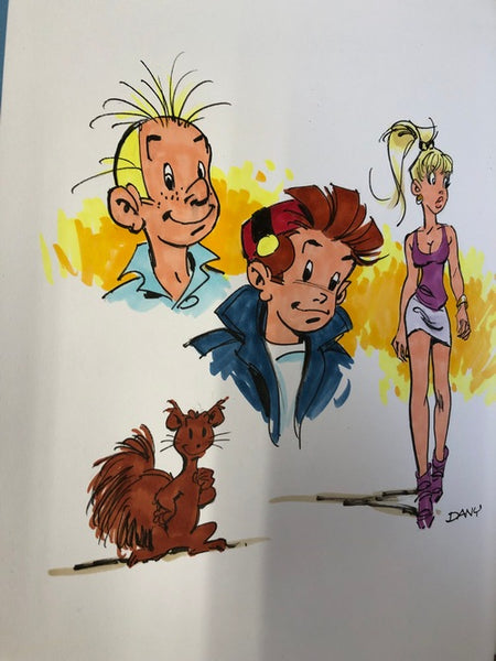 Robbedoes en  Blue Gorgon (Fr) Spirou et la Gorgone Bleue