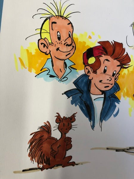 Robbedoes en  Blue Gorgon (Fr) Spirou et la Gorgone Bleue