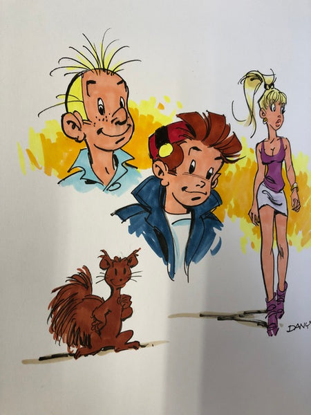 Robbedoes en  Blue Gorgon (Fr) Spirou et la Gorgone Bleue