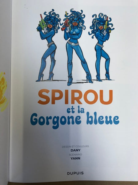 Robbedoes en  Blue Gorgon (Fr) Spirou et la Gorgone Bleue