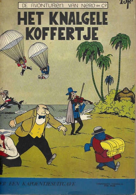 Het knalgele koffertje